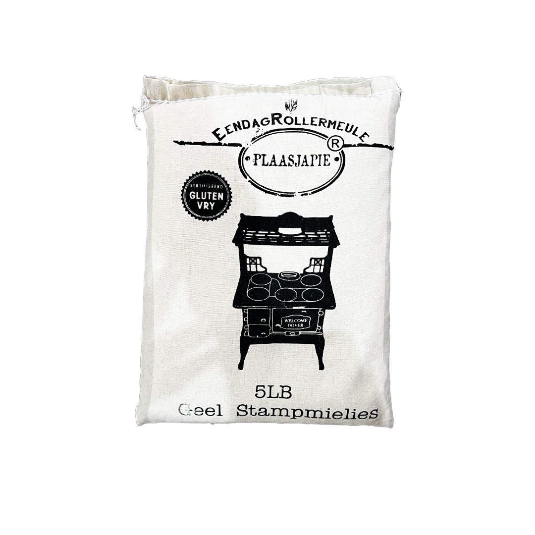 5LB Geel Stampmielies